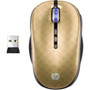 HP 24GHz Wireless Mobile Mouse - Optical - Wireless - Radio Frequency - 240 GHz - Butter Gold - USB - 1750 dpi - Scroll Wheel - 4 - 0