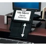Professional Series In-Line Document Holder - Horizontal - 750 19050 mm x 12 30480 mm x 250 6350 mm x - 1 Each - Black 8039401