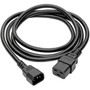 Tripp Lite 6ft Power Cord Cable C19 to C16 Heavy Duty 15A 14AWG 6 - 250 V AC  15 A - Black - 6 ft Cord Length - IEC 60320 C19  IEC P047-006