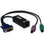 Tripp Lite B078-101-PS2 Server Interface PS2 Module - RJ-45 Female Network HD-15 Male VGA mini-DIN PS2 Male KeyboardMouse B078-101-PS2