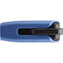 Verbatim 128GB Store n Go V3 Max USB 30 Flash Drive - Blue - 128 GB - USB 30 - 175 MBs Read Speed - 80 MBs Write Speed - Blue - 49808