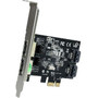 StarTech.com 2 Port PCI Express SATA 6 Gbps eSATA Controller Card - Dual Port PCIe SATA III Card - 2 Int/2 Ext - 2 x 7-pin Female ATA (PEXESAT322I)