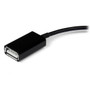 StarTech.com USB OTG Adapter Cable for Samsung Galaxy Tab&trade; - 6" Proprietary/USB Data Transfer Cable for Keyboard, Mouse - First (SDCOTG)