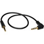 Tripp Lite 3ft Mini Stereo Audio Cable with One Right Angle plug 35mm MM 3 - 3 ft Mini-phone Audio Cable for Audio Device iPod - P312-003-RA