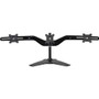 Amer Mounts Stand Based Triple Monitor Mount Up to 24", 17.6lb Monitors - 15" to 24" Screen Support - 28 kg Load Capacity - LCD Type - (Fleet Network)