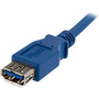 StarTechcom_1m_Blue_SuperSpeed_USB_30_Extension_Cable_A_to_A_-_MF_-_33_ft_USB_Data_Transfer_Cable_-_First_End_1_x_Type_A_Male_USB_USB3SEXT1M