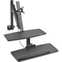 Tripp Lite series WorkWise Single-Monitor Sit-Stand Desk Clamp Workstation - 1315 kg Capacity - Height Adjustable145 Adjustment - x WWSS1327CP