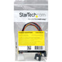StarTech.com 12in LP4 to 2x Latching SATA Power Y Cable Splitter Adapter - 4 Pin Molex to Dual SATA - For SATA Drive, Optical Drive - (PYO2LP4LSATA)