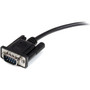 StarTech.com 1m Black Straight Through DB9 RS232 Serial Cable - M/F - 3.3 ft Serial Data Transfer Cable - First End: 1 x DB-9 Male - 1 (MXT1001MBK)
