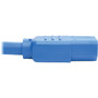 Tripp Lite by Eaton Power Extension Cord - For Computer Scanner Printer Monitor Power Supply Workstation - 230 V AC  15 A - Blue P005-002-ABL