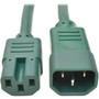 Tripp Lite by Eaton P018-006-AGN Standard Power Cord - For PDU UPS - 250 V AC  15 A - Green - 6 ft Cord Length - IEC 60320 C14  IEC P018-006-AGN
