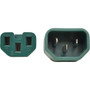 Tripp Lite by Eaton P018-006-AGN Standard Power Cord - For PDU UPS - 250 V AC  15 A - Green - 6 ft Cord Length - IEC 60320 C14  IEC P018-006-AGN