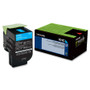 Lexmark Unison 701C Toner Cartridge - Laser - Standard Yield - 1000 Pages - Cyan - 1 Each (Fleet Network)