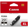 Canon CLI-251XL Ink Cartridge - Black - Inkjet - High Yield (6448B001)