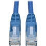 Tripp Lite N201-001-BL50BP Cat.6 UTP Patch Network Cable - Category 6 for Network Device - Patch Cable - 1 ft - 50 Pack - 1 x RJ-45 - (Fleet Network)