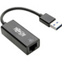 Tripp Lite U336-000-R USB 3.0 to Ethernet Adapter - USB - 1 Port(s) - 1 x Network (RJ-45) - Twisted Pair (Fleet Network)