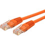 StarTech.com 100 ft Cat 6 Orange Molded RJ45 UTP Gigabit Cat6 Patch Cable - 100ft Patch Cord - Category 6 for Network Device - 100ft - (Fleet Network)