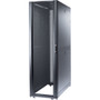 Schneider Electric Rack Cabinet - 19" (482.60 mm) 42U Wide - Black - 1022.73 kg x Dynamic/Rolling Weight Capacity - 1363.64 kg x (Fleet Network)