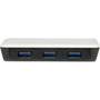 StarTech.com USB 3.0 to Gigabit Ethernet NIC Network Adapter with 3 Port Hub - White - USB - External - 3 USB Port(s) - 1 Network - 3 (Fleet Network)