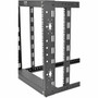 Tripp Lite by Eaton SmartRack 12U 4-Post Open Frame Rack - For Patch Panel AV Equipment Server - 12U Rack Height x 19 48260 mm SR12UBEXPNDKD