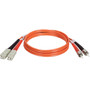 Tripp Lite Duplex Fiber Optic Patch Cable - ST Male - SC Male - 091m N304-003