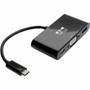 Tripp Lite by Eaton U444-06N-VUB-C Docking Station - for NotebookTablet PCDesktop PCSmartphone - 60 W - USB Type C - 3 x USB Ports U444-06N-VUB-C