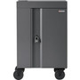 Bretford CUBE Cart Mini - 2 Shelf - PushPull Handle - 4 Casters - Steel - 24 Width x 21 Depth x 375 Height - Concrete - For 20 TVCM20PAC-270CT