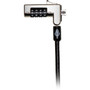 Kensington Slim NanoSaver Combination Laptop Lock - Resettable - 4-digit - Combination Lock - Carbon Steel - For Notebook K60605WW