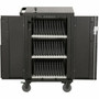 Bretford CORE X Cart Pre-Wired - Steel - 295 Width x 26 Depth x 445 Height - Black Pumice - For 36 Devices - 156 Screen TCOREX36USBC