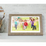 Aluratek 133 WiFi Touchscreen Distressed Wood Digital Photo Frame - 133 LCD Digital Frame - Wood - 1280 x 800 - Wireless - 169 - ASHDPF13F
