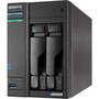 ASUSTOR Lockerstor 2 Gen2 AS6702T SANNAS Storage System - Intel Celeron N5105 Quad-core 4 Core 2 GHz - 2 x HDD Supported - 0 x HDD AS6702T