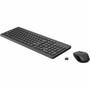 HP 330 Wireless Mouse and Keyboard Combination - USB Type A Plunger Wireless RF 240 GHz Keyboard - English Canada - USB Type A RF - 2V9E6AAABL