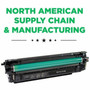Clover Imaging Remanufactured Black Toner Cartridge New Chip for HP 212A W2120A - HP Color LaserJet Enterprise M554DN M555DN MFP 201515P