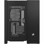 Corsair 2500D AIRFLOW Mid-Tower Dual Chamber PC Case - Black - Mid-tower - Black - Tempered Glass - Mini ITX Micro ATX Motherboard - CC-9011263-WW