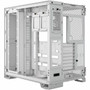 Corsair 6500X Mid-Tower Dual Chamber PC Case - White - Mid-tower - White - Tempered Glass - Mini ITX Micro ATX ATX EATX Motherboard CC-9011258-WW