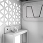 Corsair 6500X Mid-Tower Dual Chamber PC Case - White - Mid-tower - White - Tempered Glass - Mini ITX Micro ATX ATX EATX Motherboard CC-9011258-WW