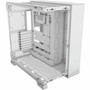 Corsair 6500X Mid-Tower Dual Chamber PC Case - White - Mid-tower - White - Tempered Glass - Mini ITX Micro ATX ATX EATX Motherboard CC-9011258-WW