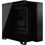Corsair 6500X Mid-Tower Dual Chamber PC Case - Black - Mid-tower - Black - Tempered Glass Mesh - Mini ITX Micro ATX ATX EATX - 7 x CC-9011257-WW