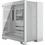 Corsair 6500D AIRFLOW Mid-Tower Dual Chamber PC Case - White - Mid-tower - White - Mesh Tempered Glass - 9 x Fans Supported - 2 x - CC-9011260-WW