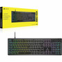Corsair K55 CORE RGB Gaming Keyboard - Black - Cable Connectivity - USB 20 Type A Interface - RGB LED - 110 Key Windows Lock Key Hot CH-9226C65-NA
