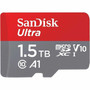 SanDisk Ultra SDSQUAC-1T50-GN6MA 150 TB Class 10UHS-I U1 V10 microSDXC - 1 Pack - 150 MBs Read - 10 MBs Write - 10 Year Warranty SDSQUAC-1T50-GN6MA