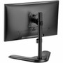Rocstor ErgoReach Mounting Pole for Monitor - Black - LandscapePortrait - Height Adjustable - 1 Displays Supported - 17 to 34 - 9 Y10N002-B1