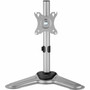 Rocstor ErgoReach Mounting Pole for Monitor Display - Silver - Height Adjustable - 1 Displays Supported - 17 to 32 Screen Support Y10N016-S1
