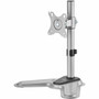 Rocstor ErgoReach Mounting Pole for Monitor Display - Silver - Height Adjustable - 1 Displays Supported - 17 to 32 Screen Support Y10N016-S1
