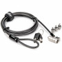 Rocstor Cable Lock - Keyed Lock - Plastic Carbon Steel Zinc Alloy - 66 ft - For Notebook Desktop Computer Monitor Docking Y1RB029-B1