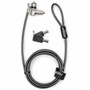 Rocstor Universal Switchable Built-in 3-IN-1 Keyed Security Laptop Lock - Keyed Lock - Plastic Carbon Steel - 66 ft - For Notebook Y1RB034-B1