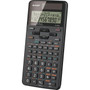 Sharp EL-520XTBBK Scientific Calculator - 419 Functions - 2 Lines - 10 Digits - BatterySolar Powered - 06 x 33 x 53 - Black - EL520XTBK