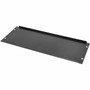 Rocstor Universal 4U Blank Panel for 19 inch Rack - 2 sets of M6 Cage NutsScrews - Cold Rolled Steel SPCC - Black - 4U Rack Height - Y10E075-B1