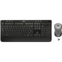 Logitech MK520 ADVANCED Wireless Keyboard  Mouse Combo - USB Wireless RF Keyboard - USB Wireless RF Mouse - Optical - Scroll Wheel - 920-002553