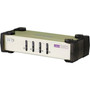 ATEN CubiQ KVM Switch - 4 Computers - QXGA - 2048 x 1536 - 2 x PS2 Port - 2 x USB1 x VGA CS84U